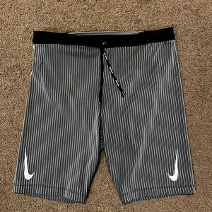 Nike Men’s Medium White Aeroswift Half Tights